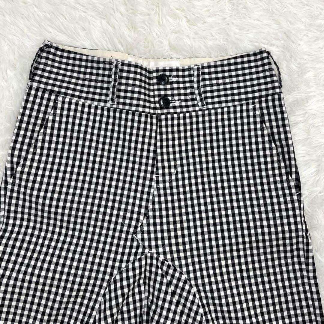【美品】ガンリュウ・サルエルパンツ・ショートパンツ・ギンガムチェック・14SS