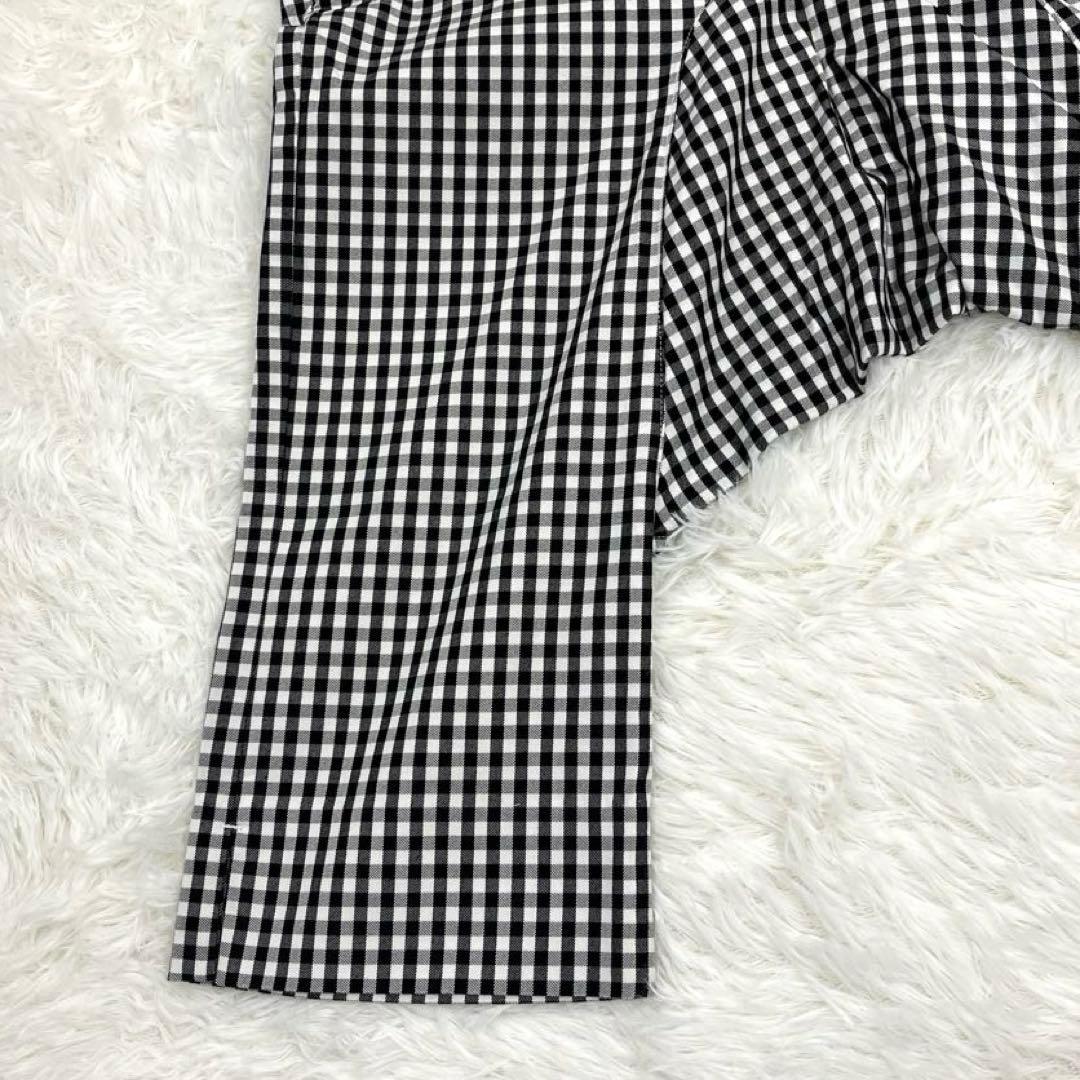 【美品】ガンリュウ・サルエルパンツ・ショートパンツ・ギンガムチェック・14SS