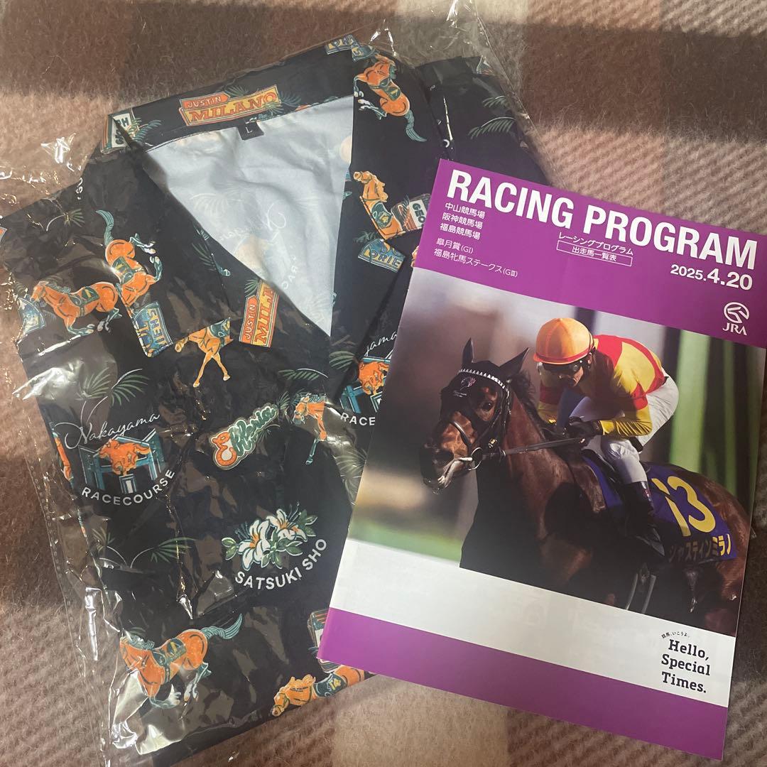 【2025.4.20 皐月賞】ウェルカムチャンス　アロハシャツ！限定☆中山競馬場