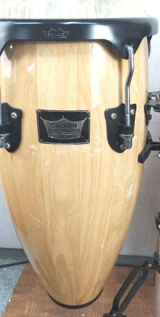 REMO/レモ コンガ ペア CROWN PERCUSSION ★スタンド付属