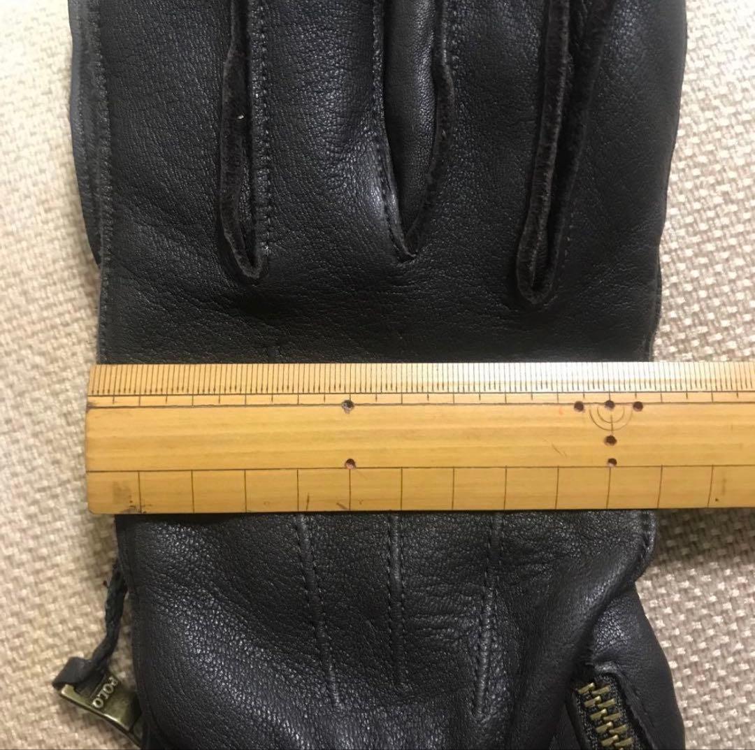 ポロラルフローレン　polo Ralph Lauren レザー　カシミヤ　手袋