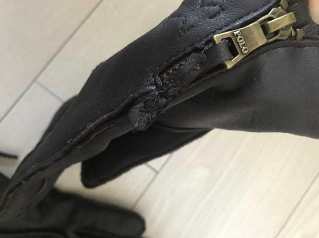 ポロラルフローレン　polo Ralph Lauren レザー　カシミヤ　手袋