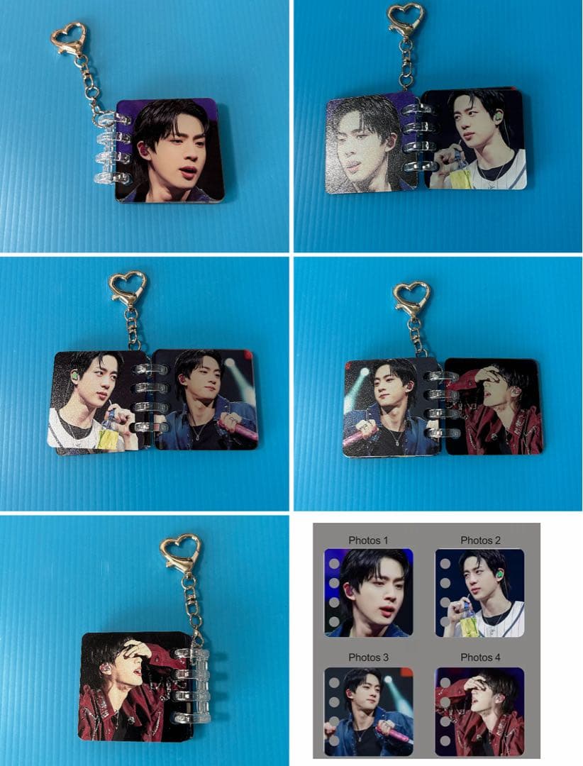 BTS Jungkookフィルムブックマーク・ホログラムフォトカード・ステッカー