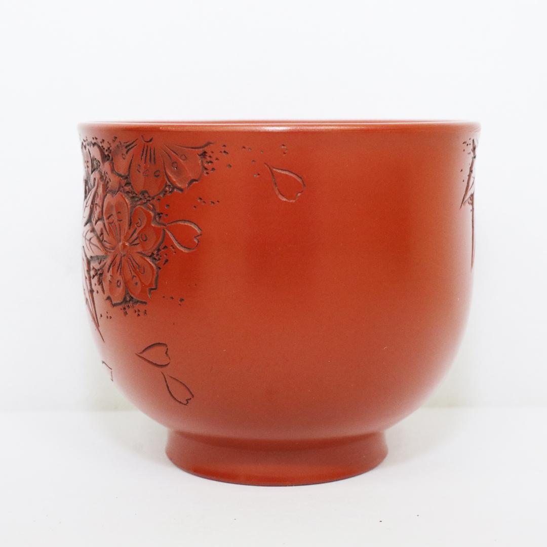 常滑焼　煎茶器5客 山田宝生 紅葉 陶歴 共箱