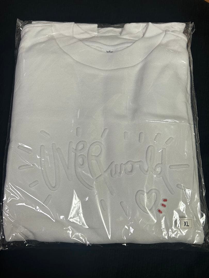 【XL】UVERworld エンボススウェット　ホワイト