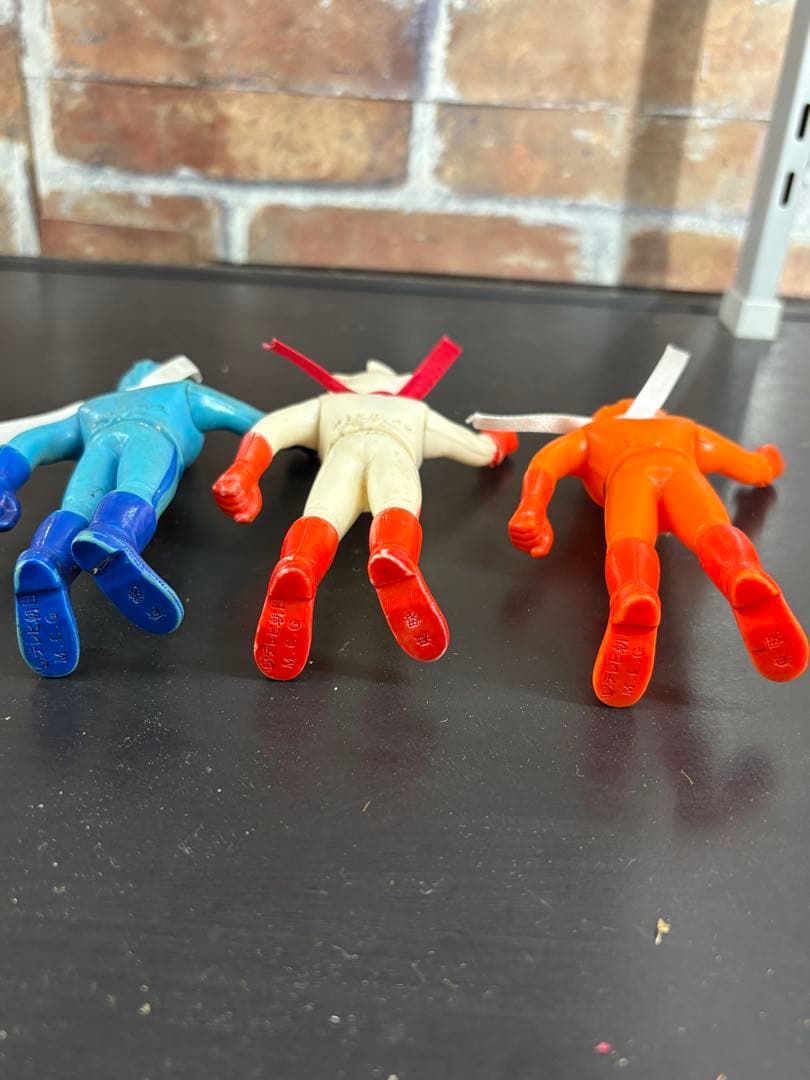 ピ*ん様 ポピー バトルフィーバーJ ソフビ　3体