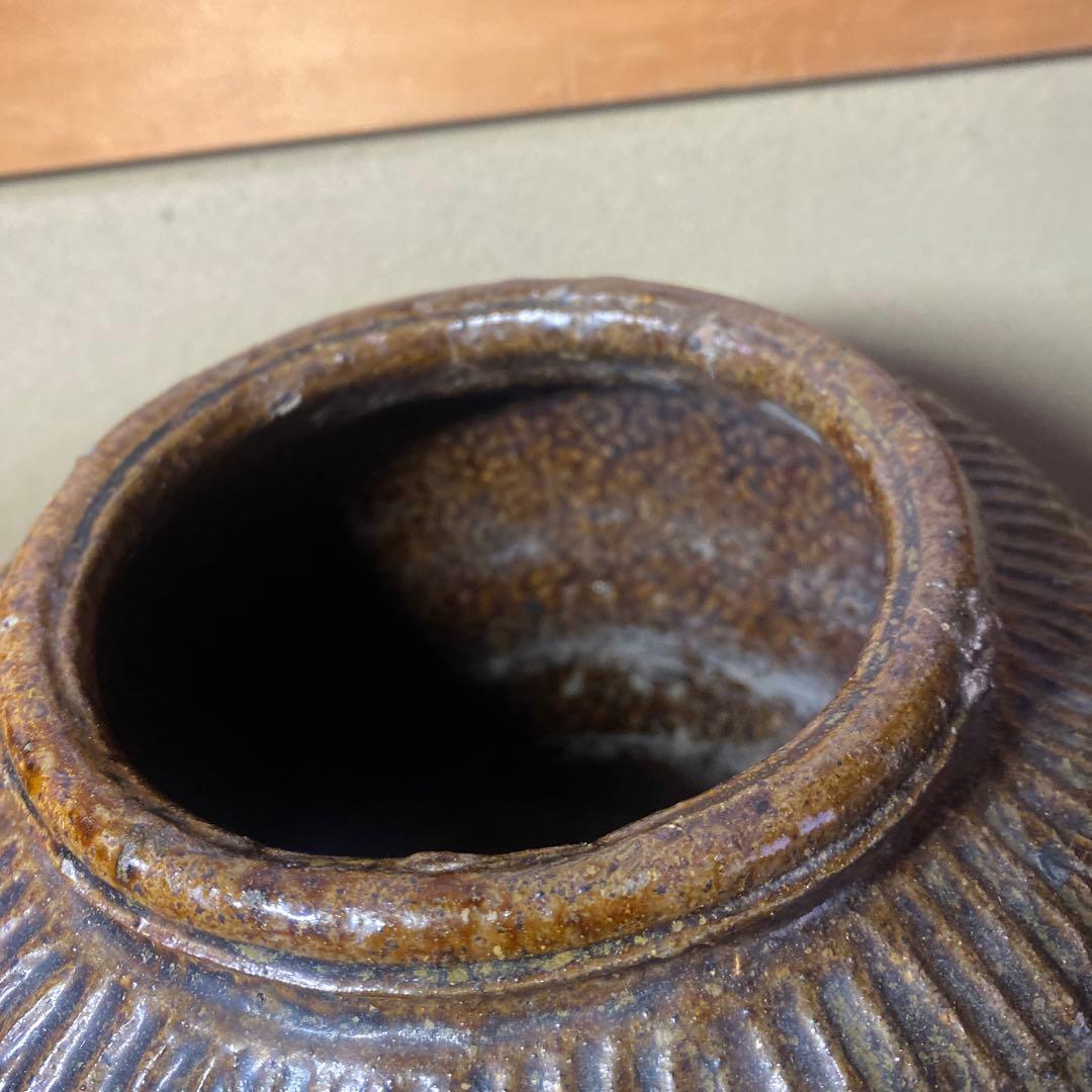 中国　古玩　南蛮水指【桐箱付】16cm20cm