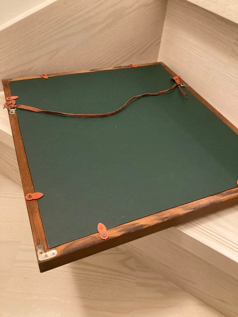 希少　堀口光彦 彫金額 松樹鷹図 金工作品 額装