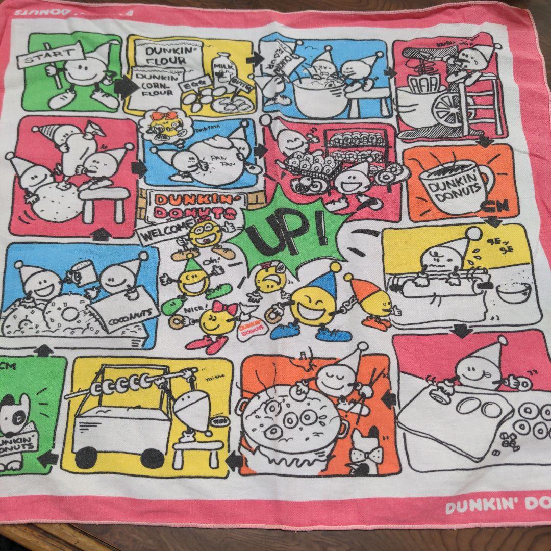 DUNKIN' DONUTS キャラクターハンカチ　レア
