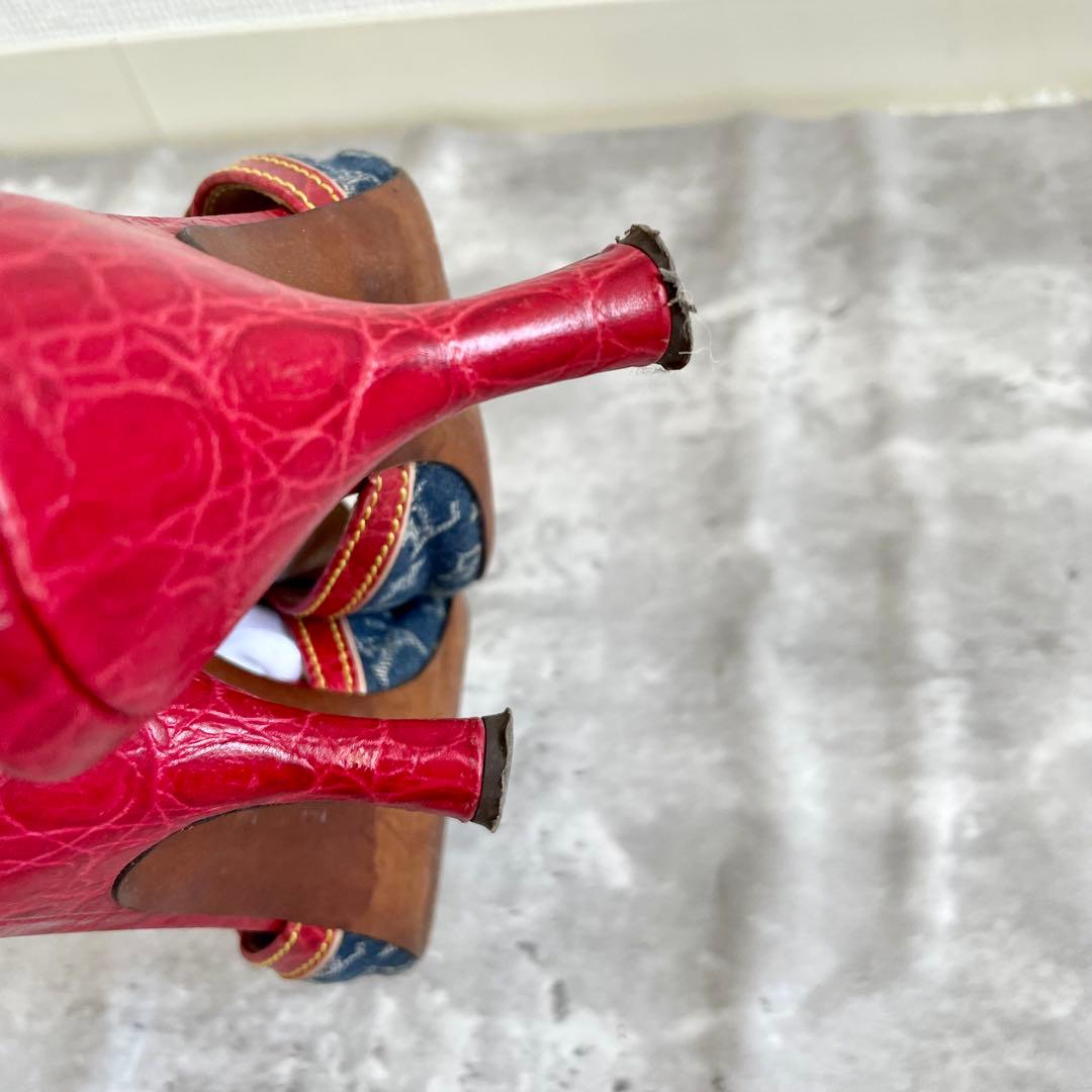 ルイ・ヴィトン モノグラム ミュール デニム マルチカラー 35 22.5㎝