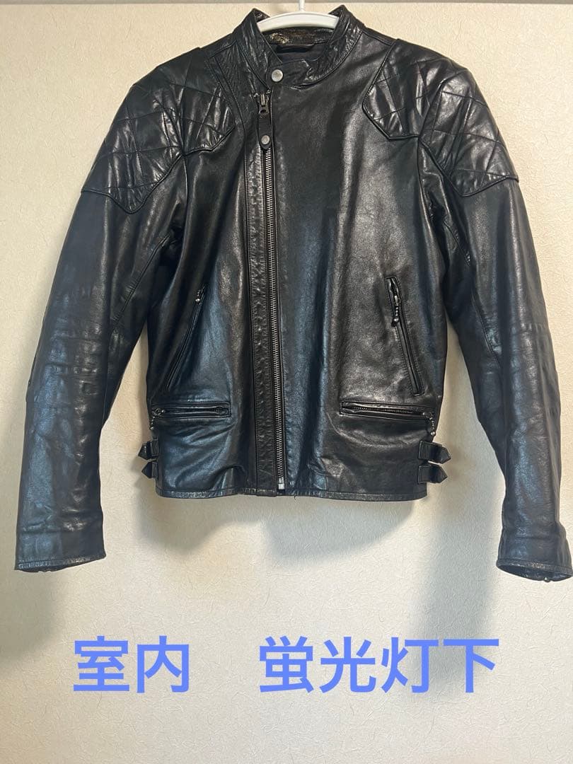 POLO RALPH LAUREN 牛革ライダースジャケット 個人デザイン変更品