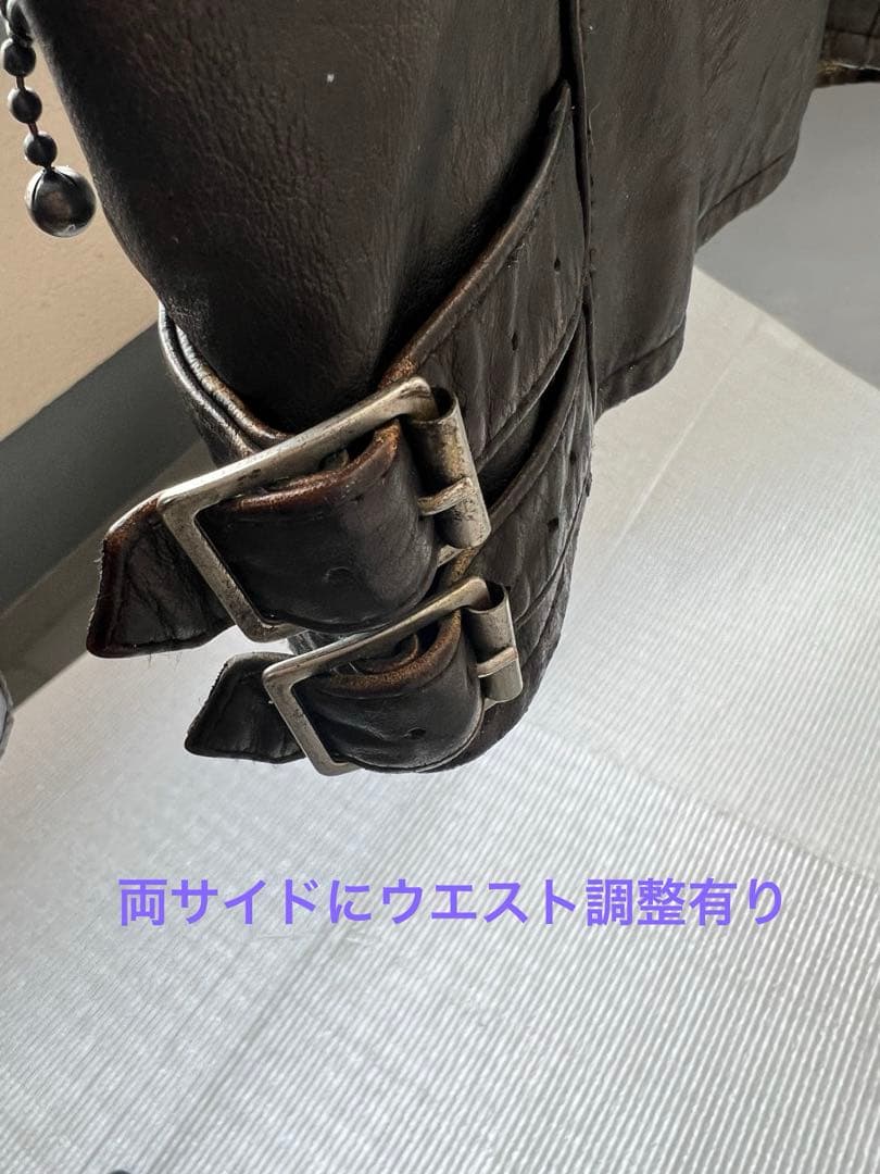 POLO RALPH LAUREN 牛革ライダースジャケット 個人デザイン変更品