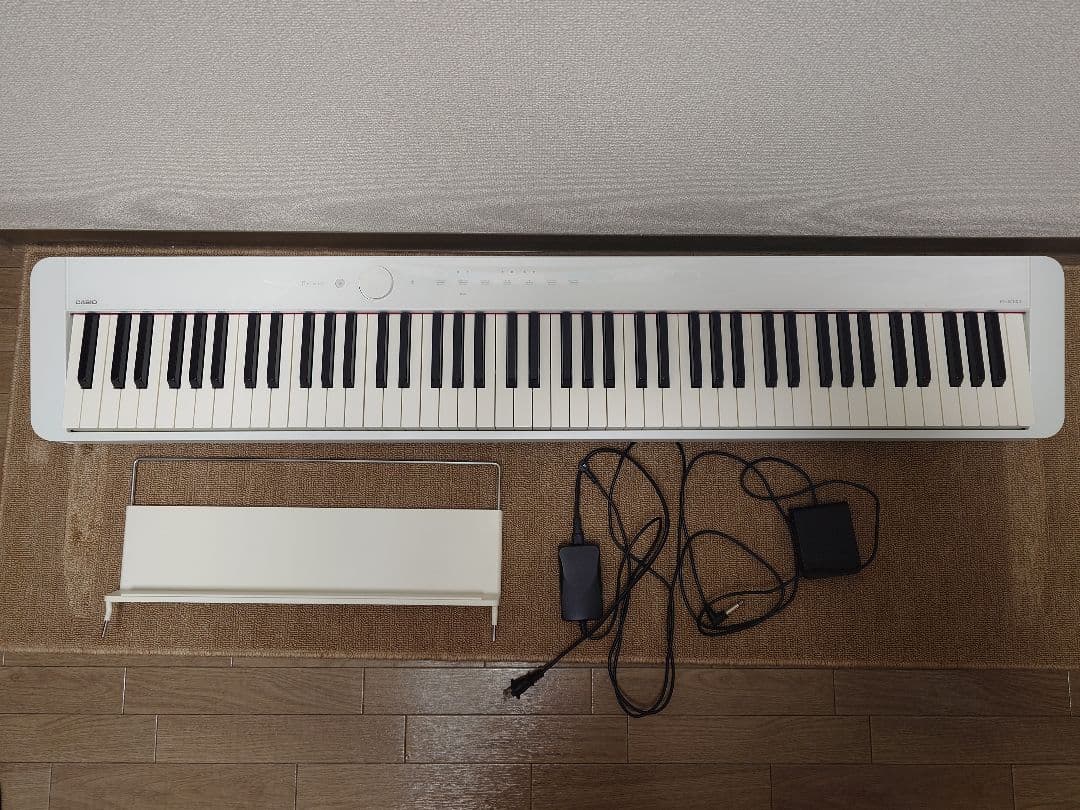 CASIO 電子ピアノ　Privia　2019年製 PX-S1000　ホワイト