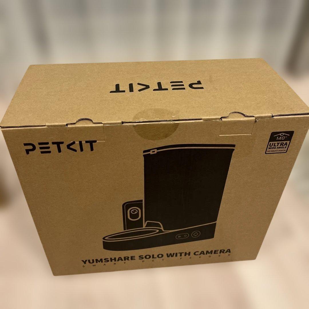 PETKIT P571 YUMSHARE SOLOペット給餌器 カメラ付ホワイト
