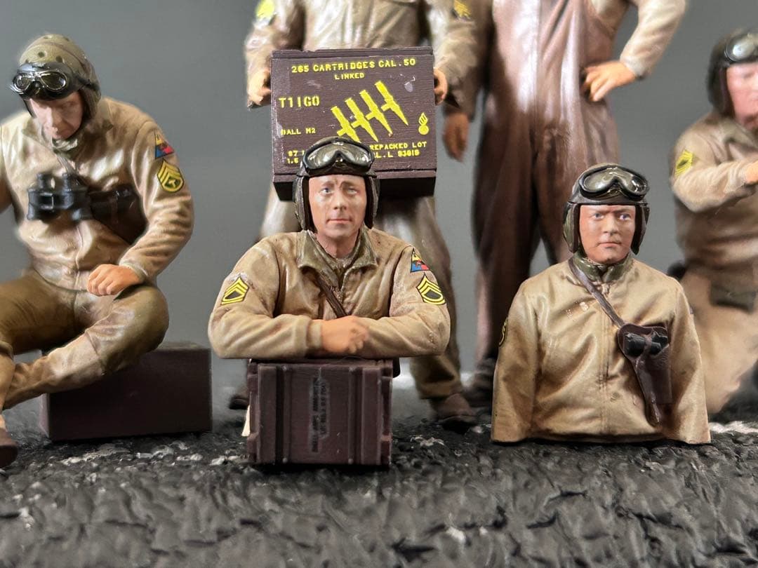 1/35 アメリカ戦車兵　塗装済み完成品　タミヤ