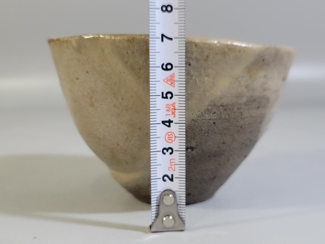 茶道具 古唐津 呼び継 茶碗 桃山時代 古美術 DT438