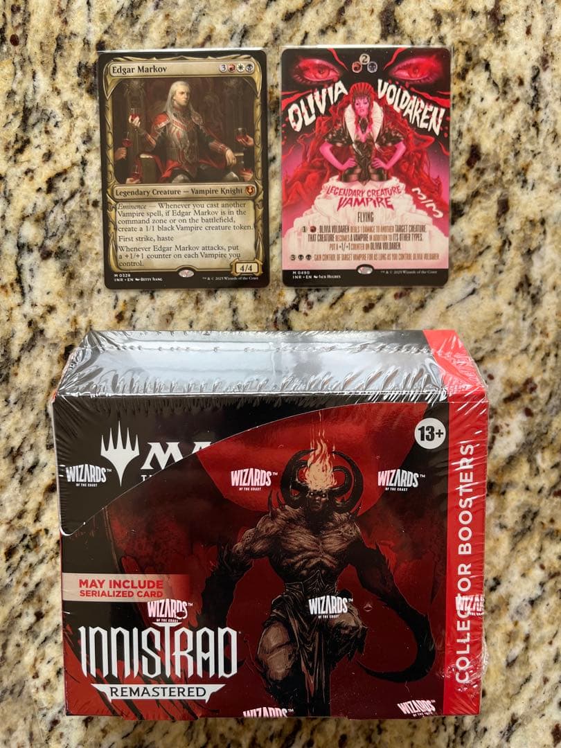 MTGイニストラード・リマスター コレクター・ブースターBOX 英語版 + 2枚