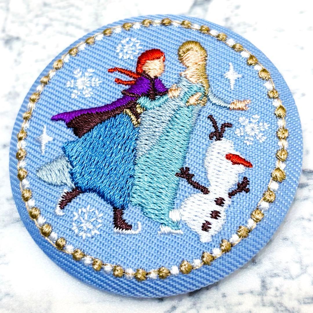 ディズニー 刺繍缶バッジ