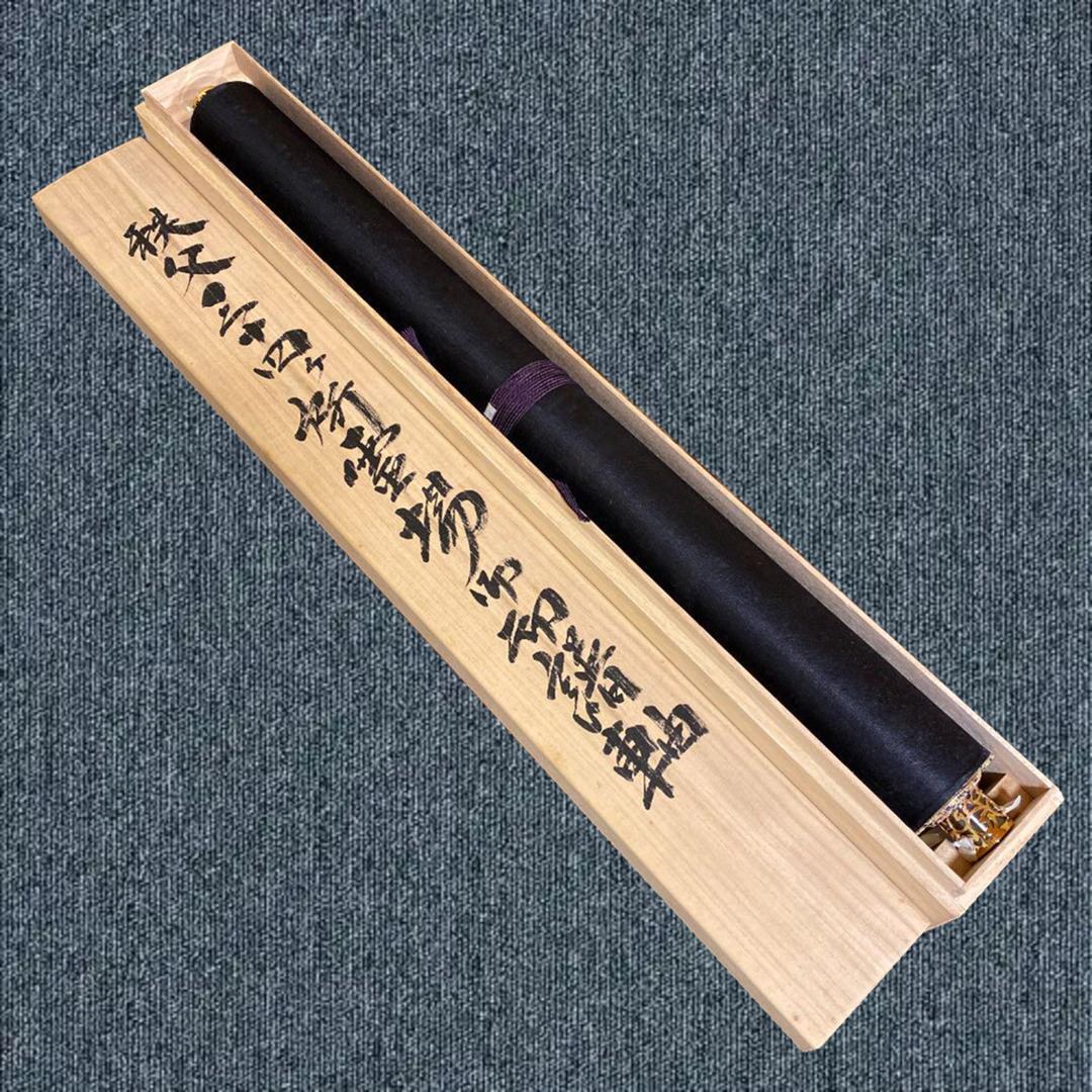 掛軸『秩父三十四ヶ所観音霊場御朱印 観音菩薩』仏画 絹本 共箱付 掛け軸