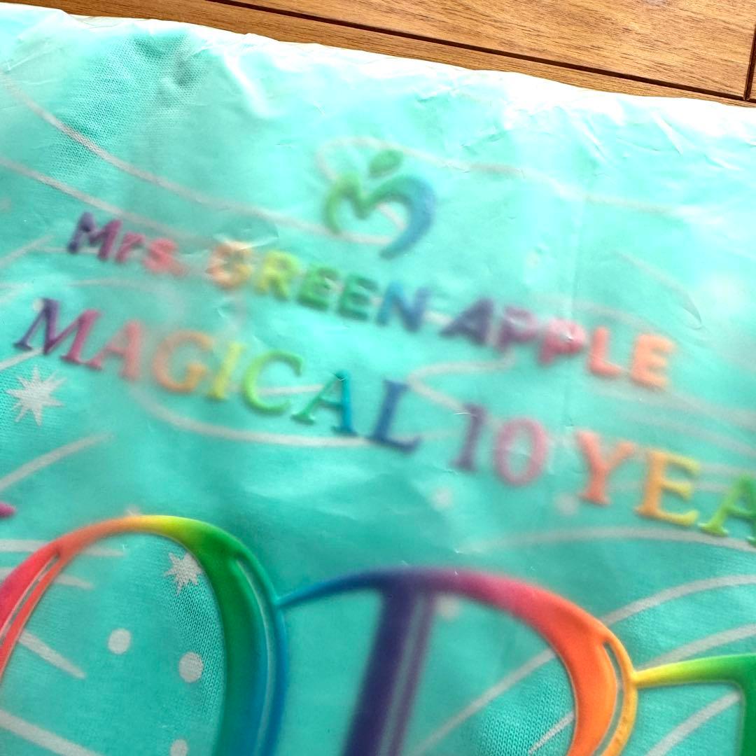 【Mrs. GREEN APPLE】 ミセス フィヨルド あたり Tシャツ L