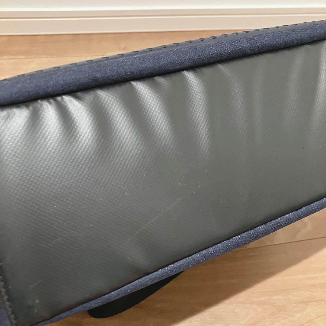 【極美品】SUPERCONSUMER ひらくPCバッグ ネイビー