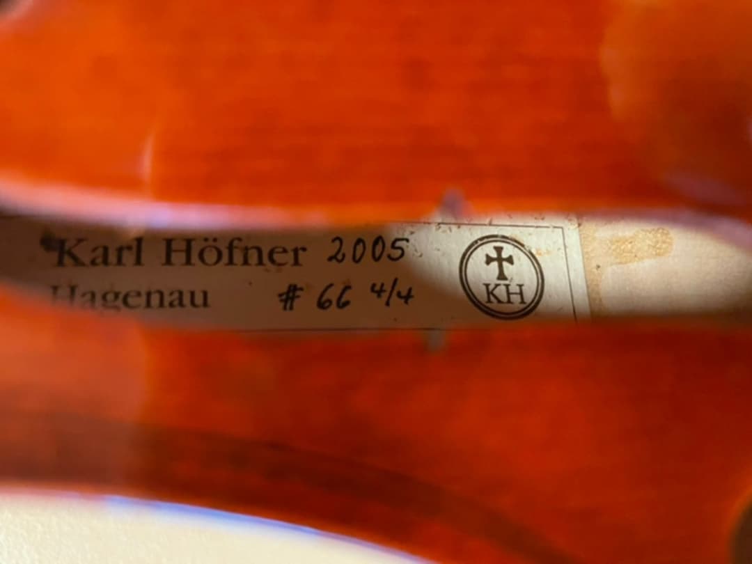 美品 ドイツ製 バイオリン カールヘフナー 2005年製 #66 4/4