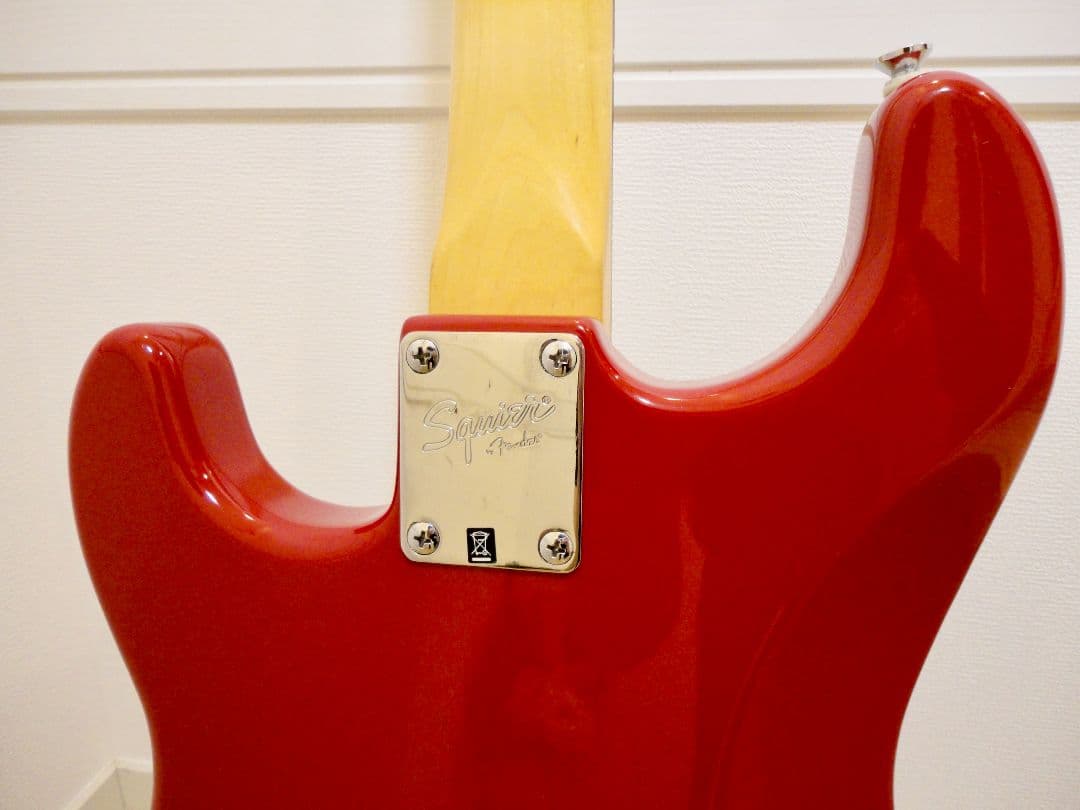 【メンテ済】Squier ストラトキャスター ダコタレッド
