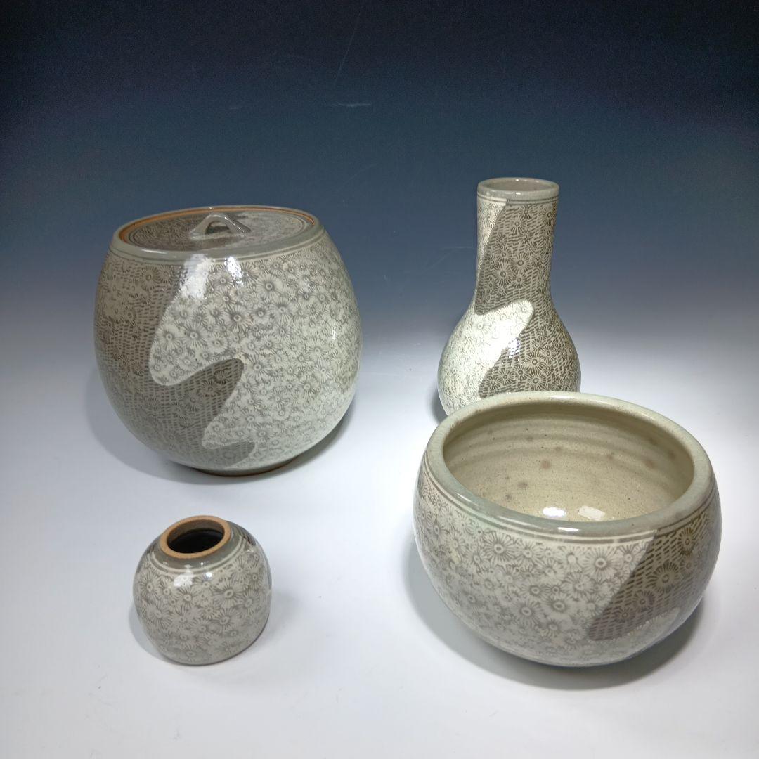 茶道具　皆具一式　韓国　趙誠主(チョウセイシュ)作