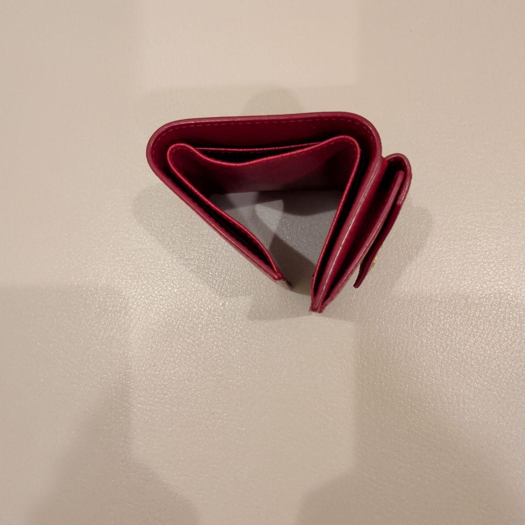 PRADA 三つ折り財布 赤