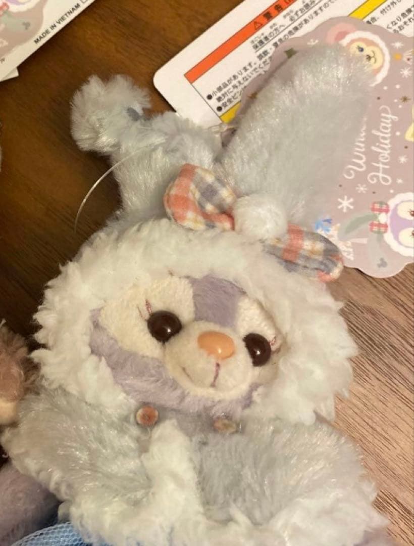 【タグ付き】 ウィンターホリデー　ステラルー　ぬいぐるみバッジ ディズニーシー