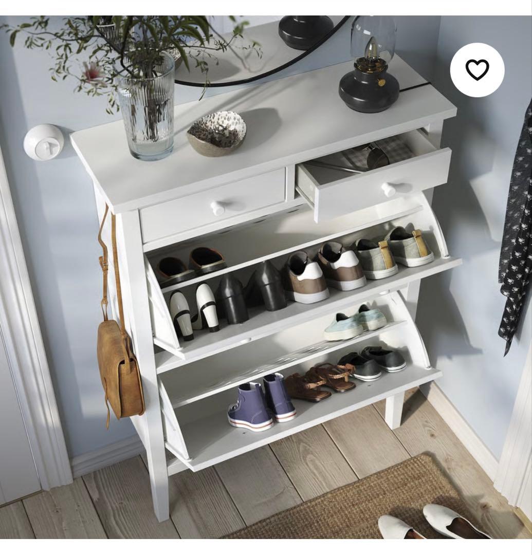 IKEA グラベリ　シューズボックス　グレー