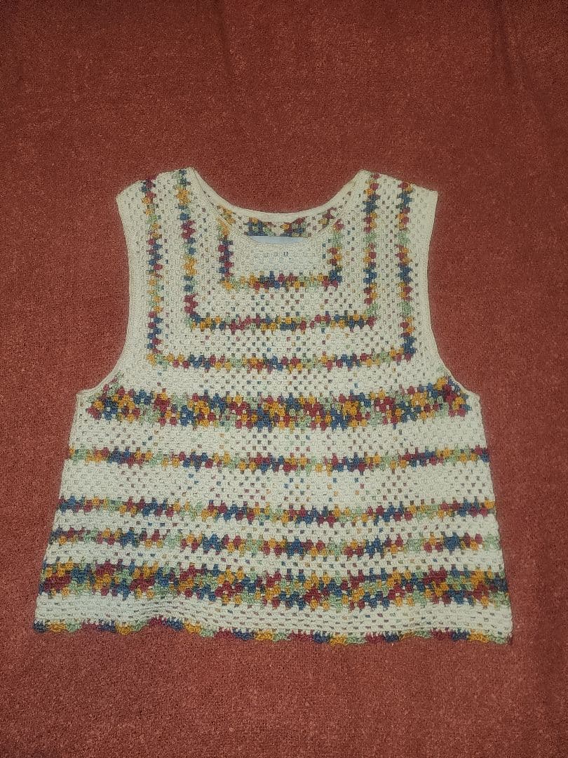 BODE グラニーストーン編みタンクトップ