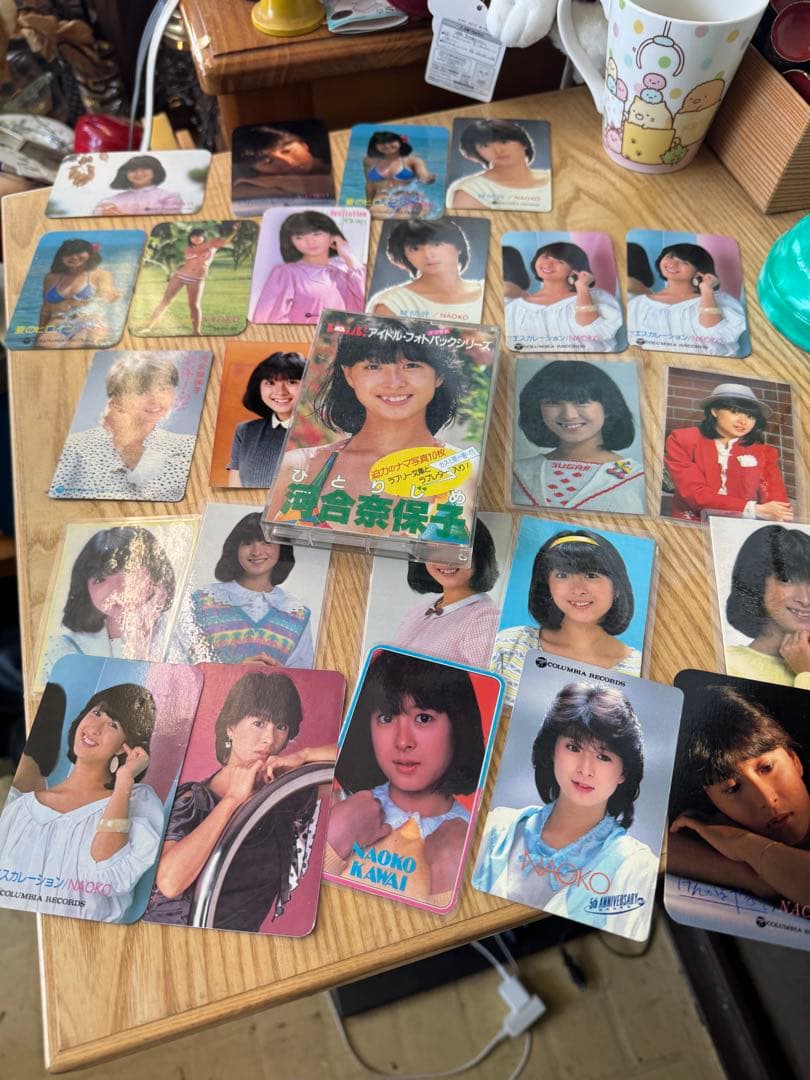 ラ*ン様 河合奈保子　アイドル写真カードセット
