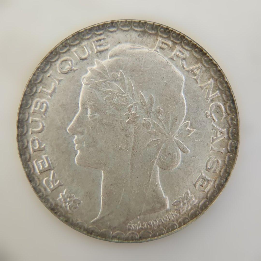 フランス 領インドシナ1ピアストル 銀貨1931