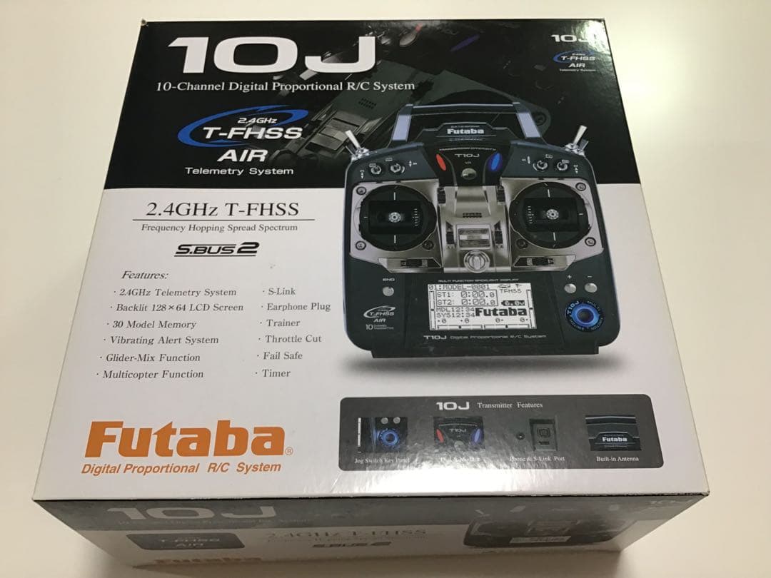 美品　フタバ　T10J プロポ　ドローン用　モード1.2.3.4可　箱　充電池付