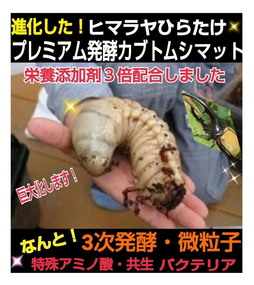 たっぷり！50リットル☆極上！プレミアム3次発酵カブトムシマット☆特殊アミノ酸入