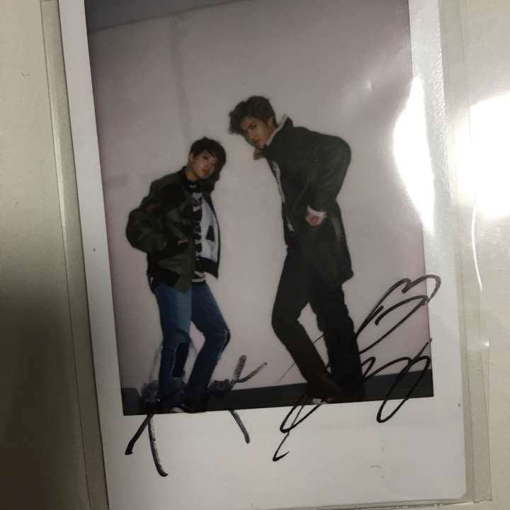 SMTW クリス アンバー 直筆サイン入りポラ exo f(x)