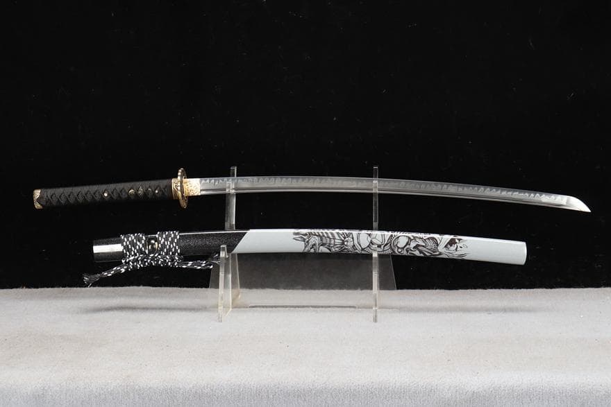【武士一狼画】 日本刀 模造刀 居合刀 斬馬刀 龍泉剣 清剣 唐刀 漢剣