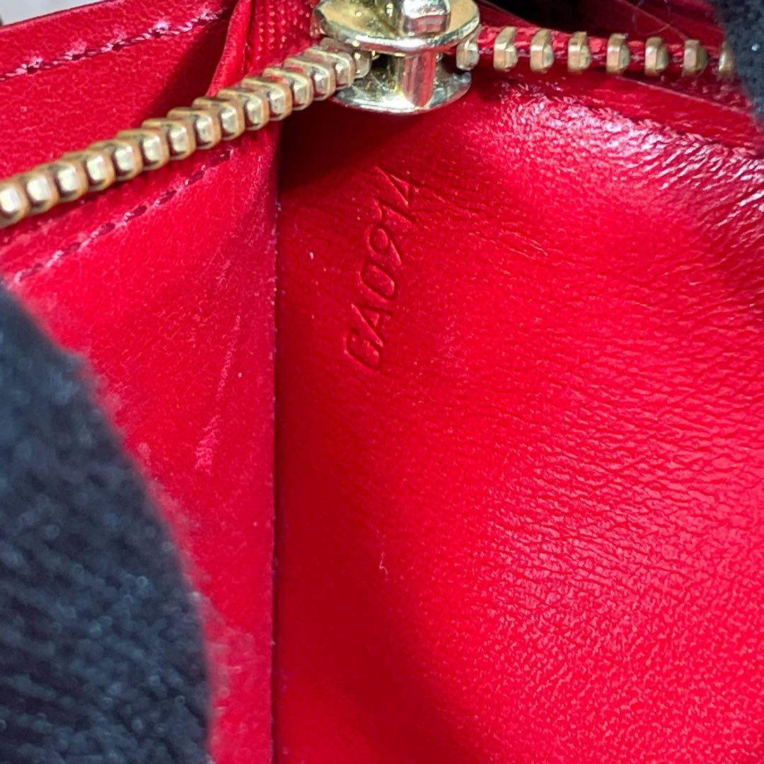 極美品 ルイヴィトン エピ ポシェット ポルトモネ クレディ 長財布 レッド
