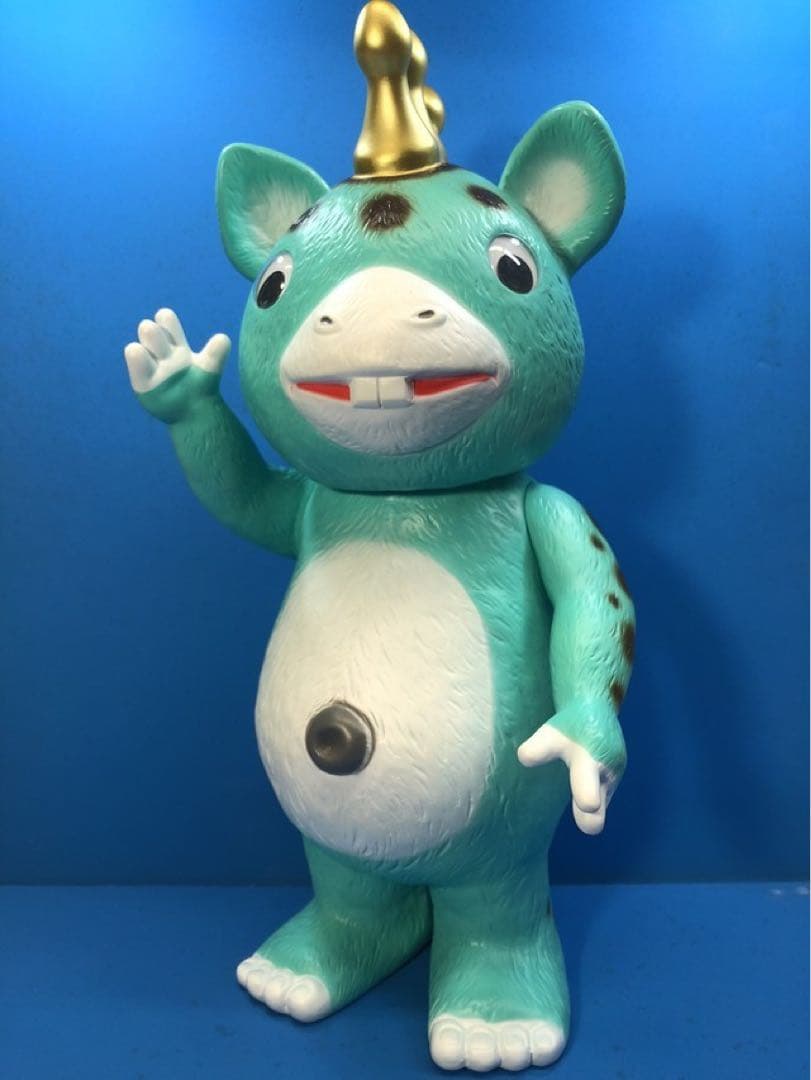 イヌクマ★快獣ブースカ★ジャイアントサイズ【みどり色（2）】未使用新品 色紙付き