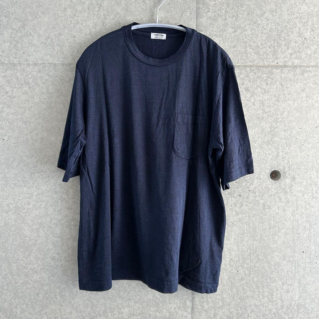トップス MAATEE&SONS Washable Silk Pocket Tee