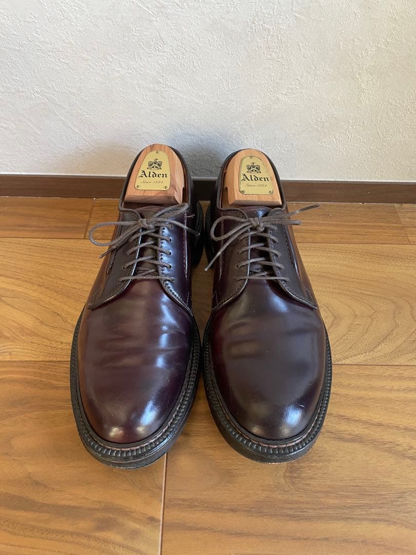 Alden オールデン 990 プレーントゥ コードバン 8D リジェクト品