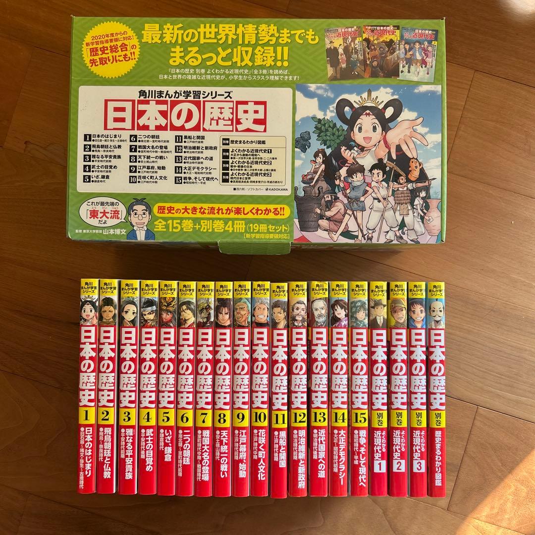 日本の歴史　角川　全巻セット