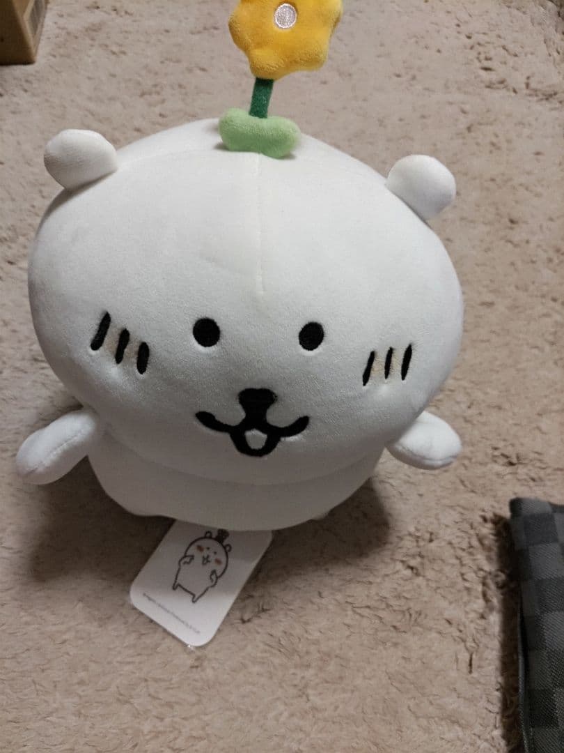 最終値下 自分ツッコミくま 韓国版NONGDOMGOM ぬいぐるみあたまにお花