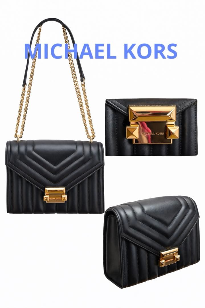 完売商品！MICHAEL KORS キルティングレザーショルダーバッグ