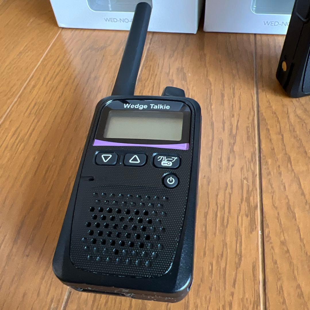 Wedge Talkie トランシーバー 2台セット　マイクのおまけ付き