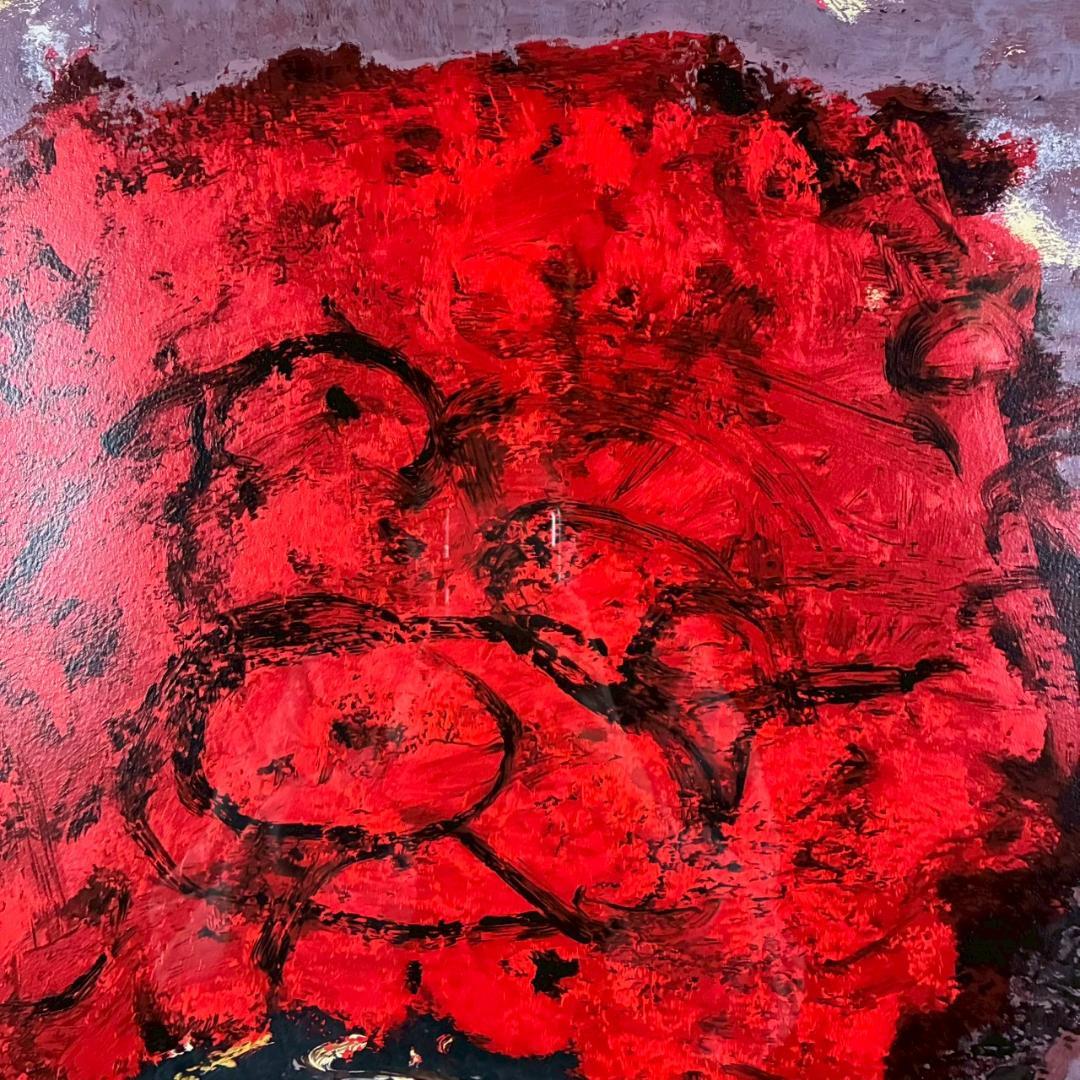 美品 三岸節子「花ヴェロンにて」シルクスクリーン 三岸太郎の遺族サイン・印有り