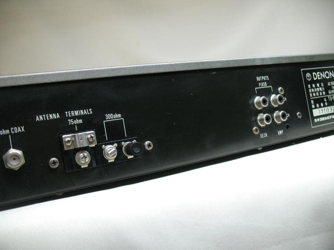 デノン★DENON TU-900 FM専用高級チューナー★中古