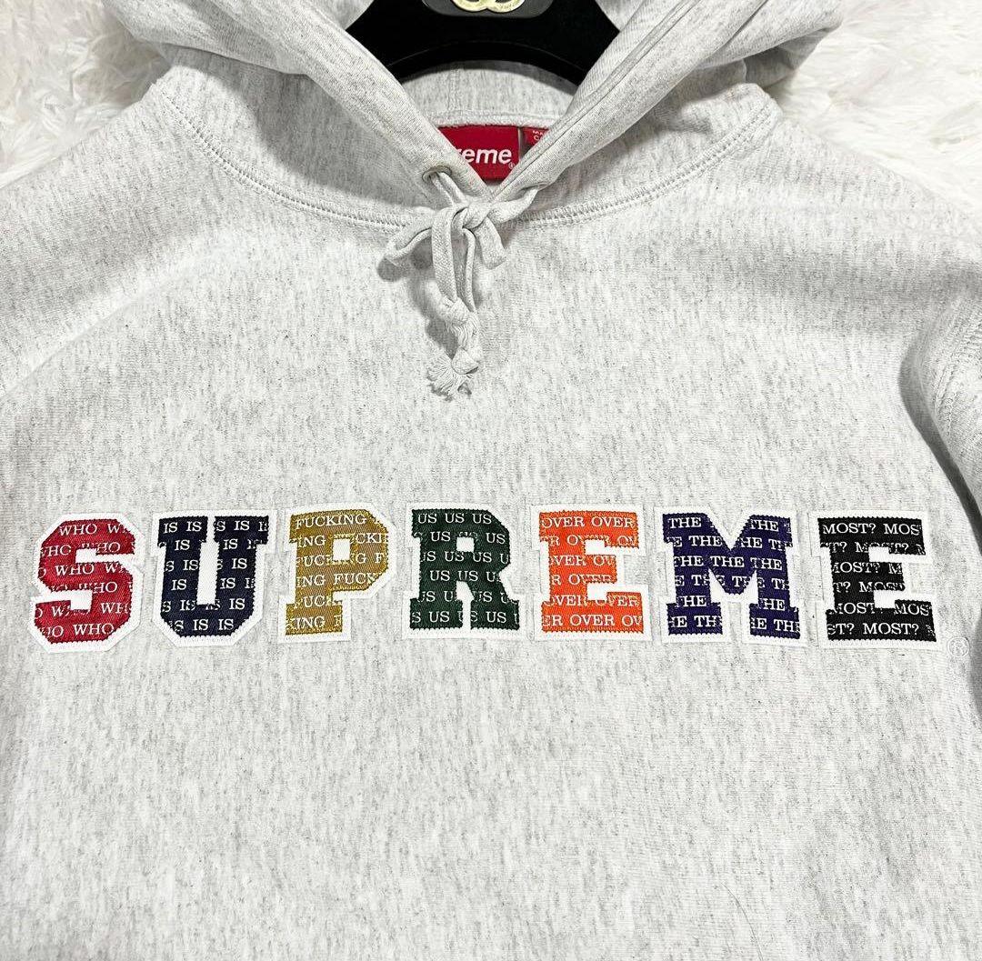 連休最終お値下げ　supreme 19AW パーカー 川口春奈着用 刺繍