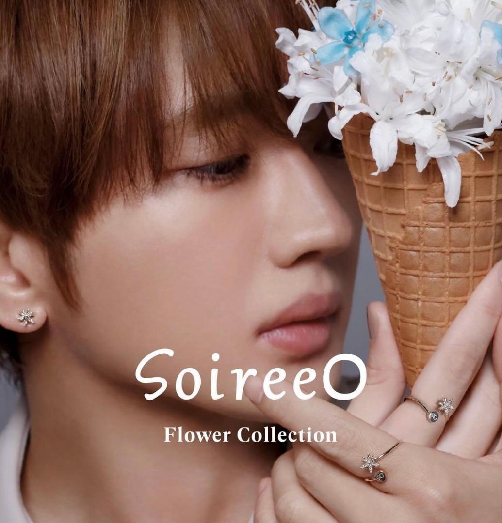 ソワレオー　soireeo Nissy 西島隆弘　フラワーコレクション　ピアス